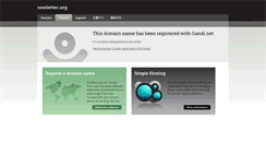 Desktop Screenshot of oneletter.org